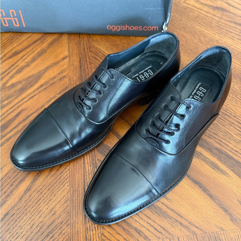 Oggi Black Leather Men's Oxfords NEW✨